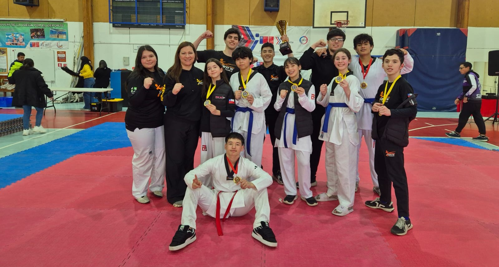 Destacada participación de la Escuela de Taekwondo Kim’s Ñuble en evento formativo-competitivo UBB