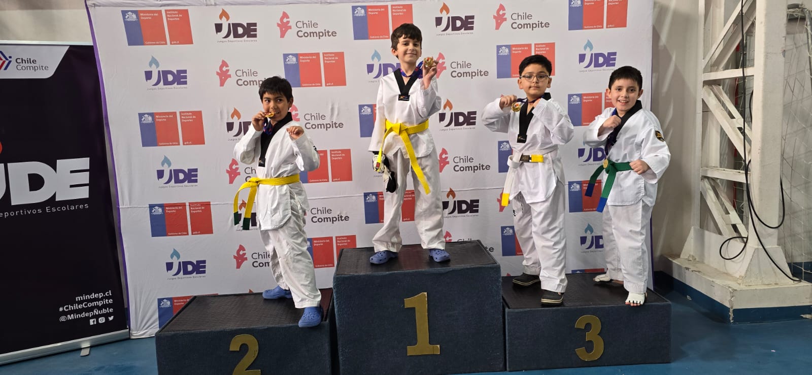 Estudiantes de Kim's Ñuble brillan en los Juegos Deportivos Escolares 2025